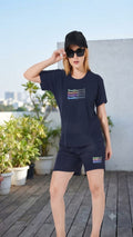 TENSIL FABRIC SHORTS SET