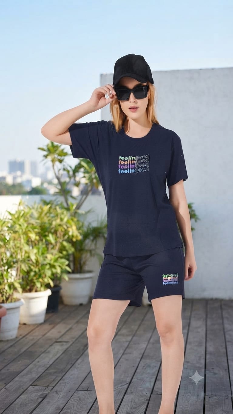TENSIL FABRIC SHORTS SET