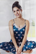 IMPORTED SATIN  NIGHT SUIT