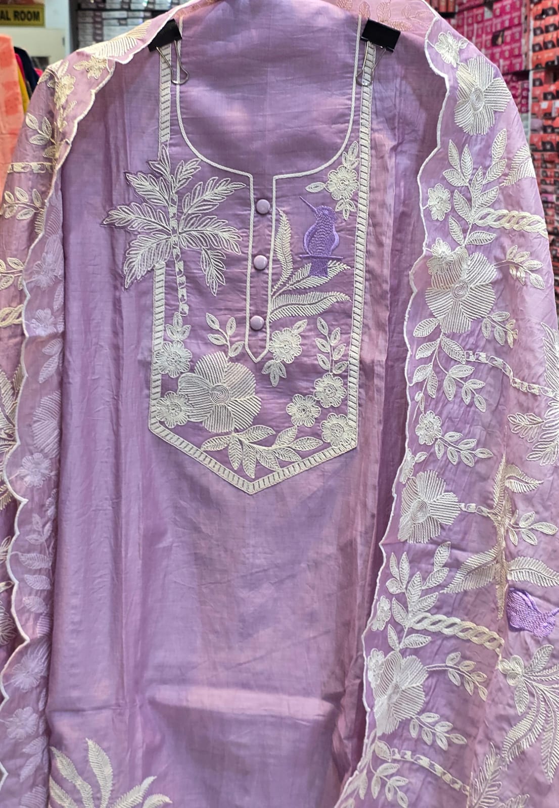 FLORAL CHARM UNSTITCHED SUIT
