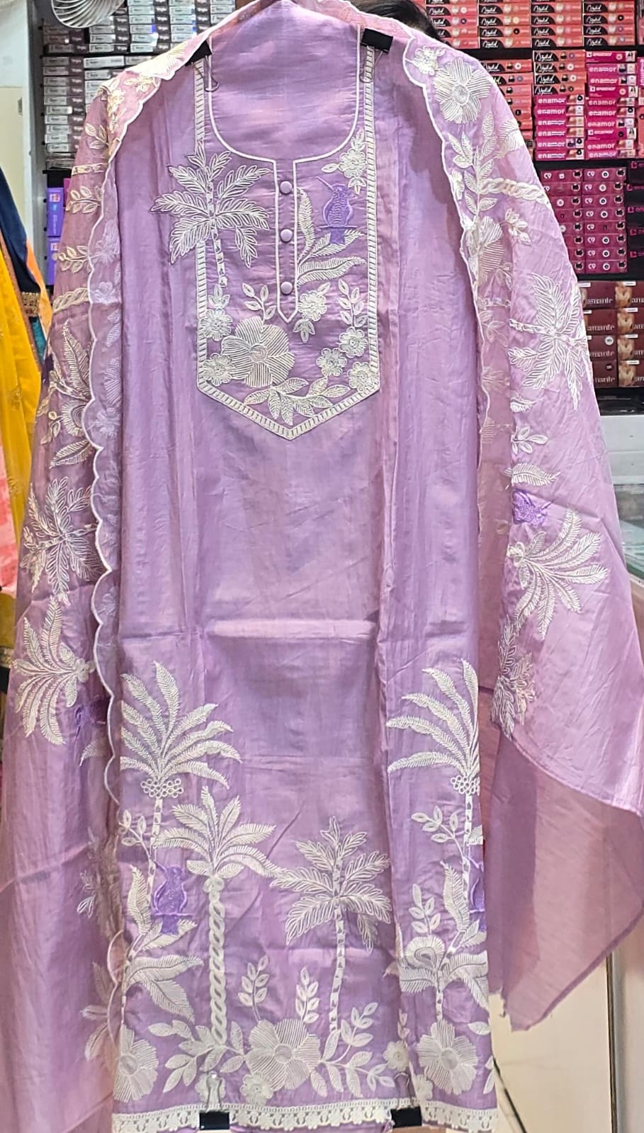 FLORAL CHARM UNSTITCHED SUIT