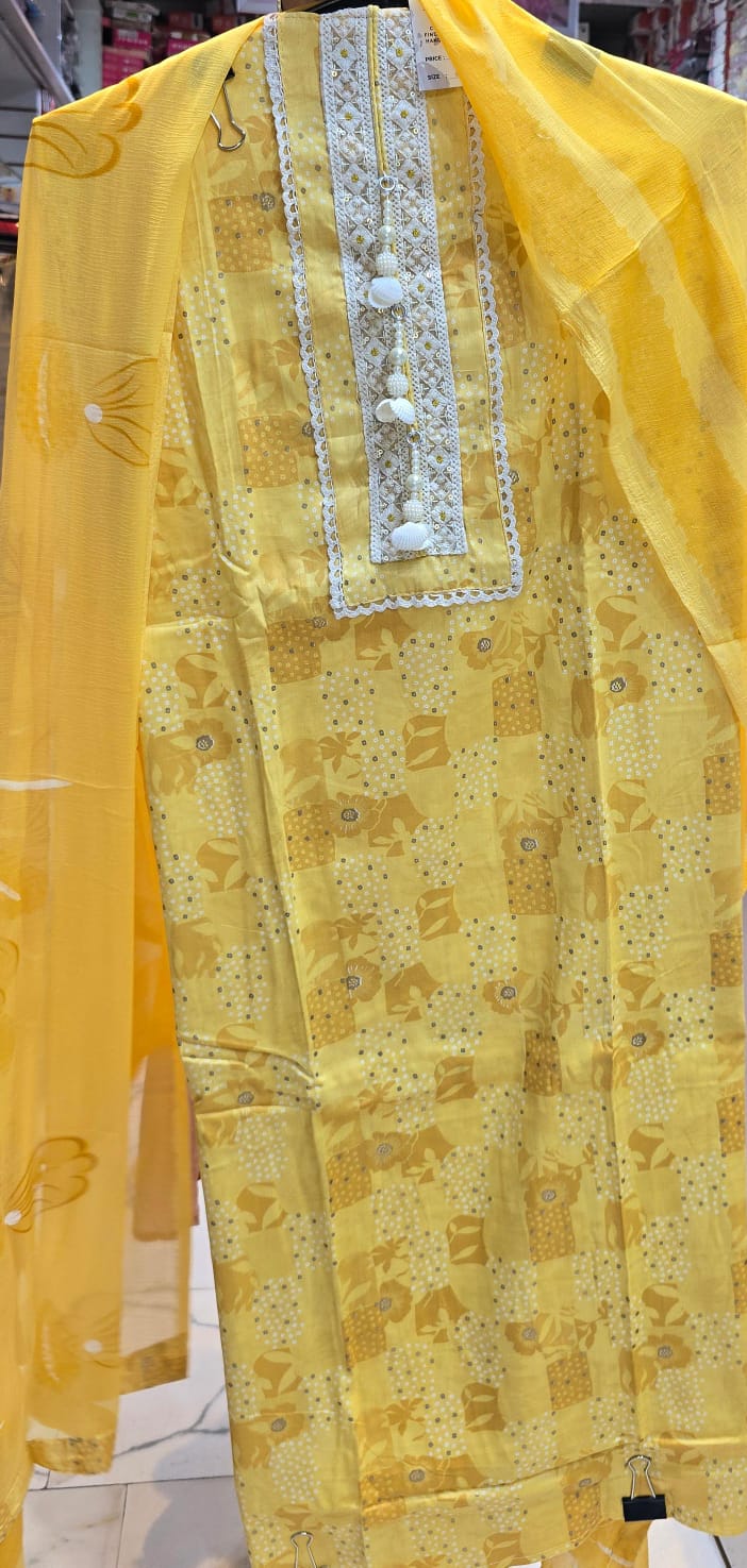 FLORAL DREAMS UNSTITCHED SUIT