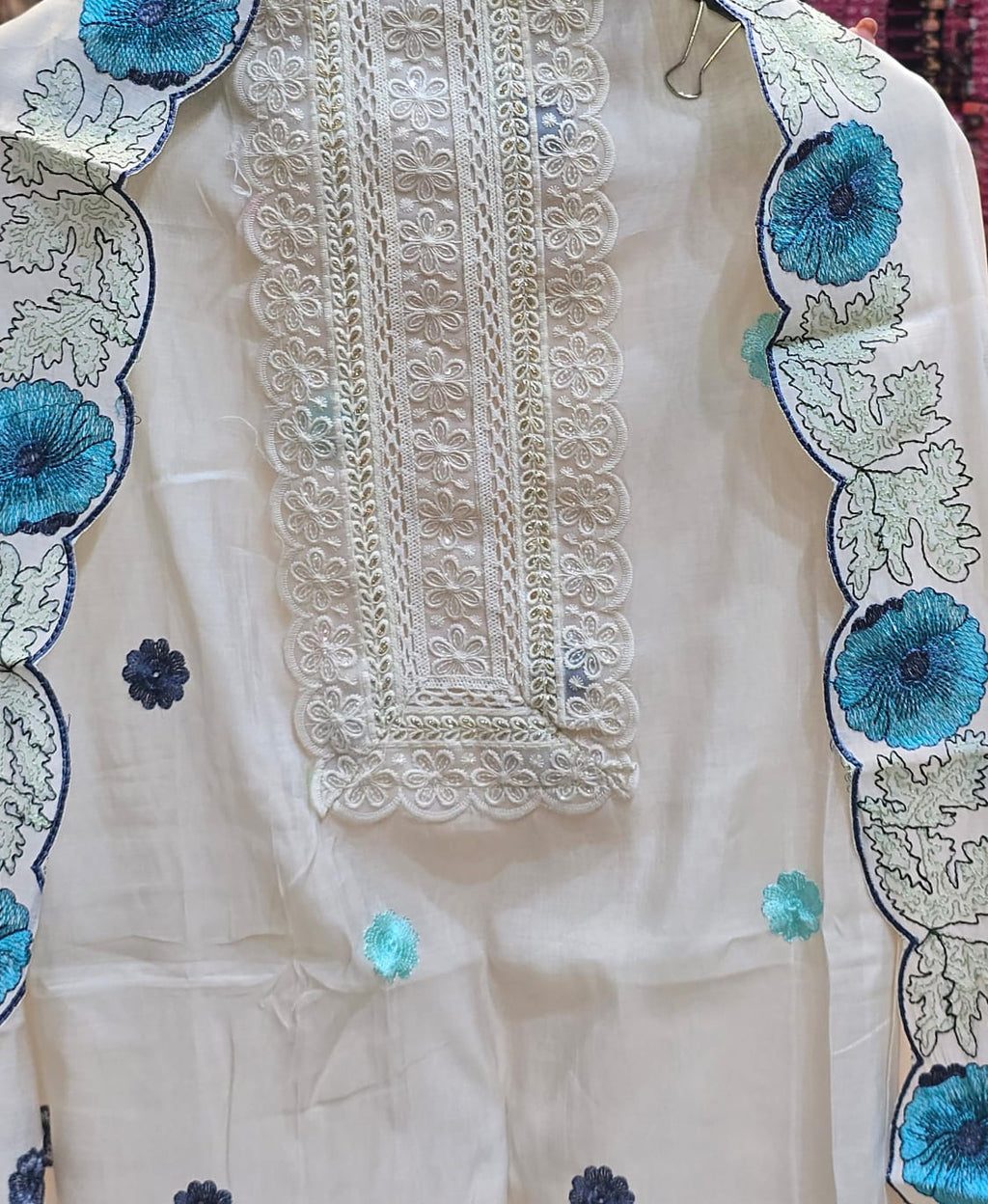 DESIGNER FLORAL EMBROIDERY SUIT