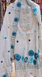DESIGNER FLORAL EMBROIDERY SUIT
