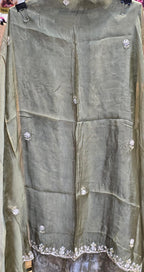 FESTIVE PRINTED  SUIT  WITH  ELEGANT DABKA WORK EMBROIDERY