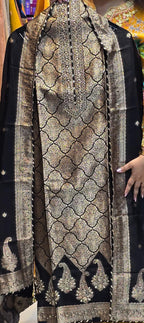 LUXURY BLACK SUIT WITH EMBROIDERY