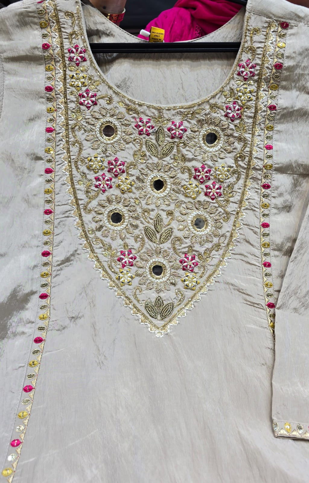 Elegant Ivory Farshi Salwar Suit
