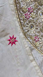 Elegant Ivory Farshi Salwar Suit