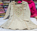 Elegant Ivory Farshi Salwar Suit