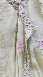 Mal chanderi Angrakha Suit