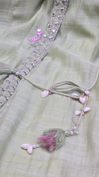 Mal chanderi Angrakha Suit